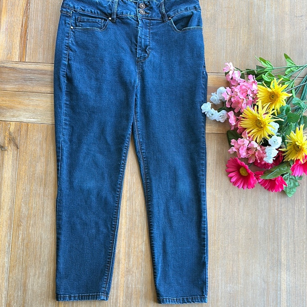 Soundstyle Women’s Cropped High Rise Jeans Size 12